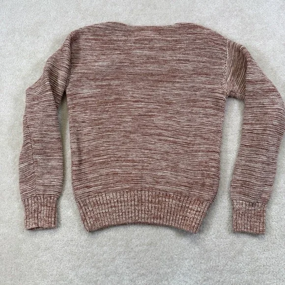 Filson Lake Quinault Sweater Women's Medium Natural Clay Melange Chunky Cotton - Picture 3 of 9